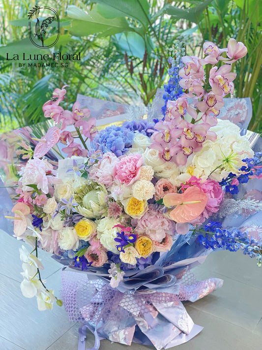 XXXL Premium Bouquet - Florist Choice Pink / Purple Colour Tone