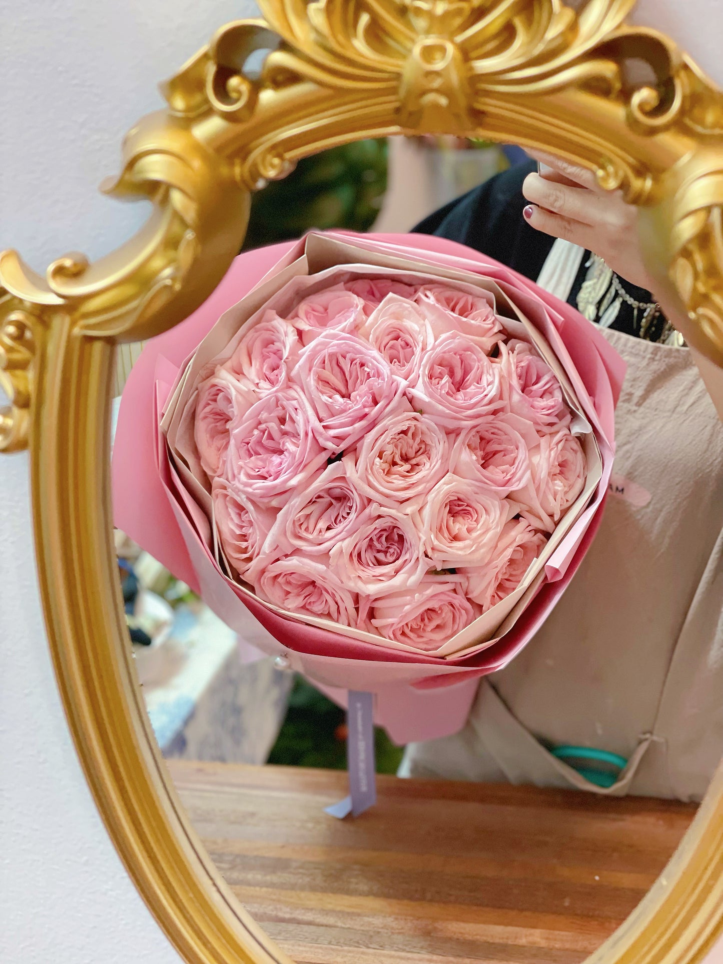Rose Pink O‘hara bouquet (20 stk)