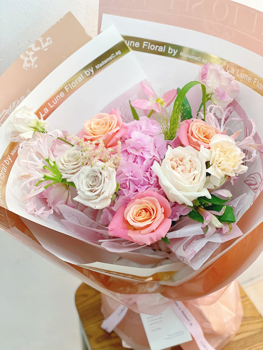 「All For Love」【Size M】 - Omakase(Florist Choice)Pink & White Theme