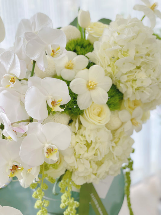 The Summer - XXL Premium Flower Box Florist Choice Green/White Colour Tone